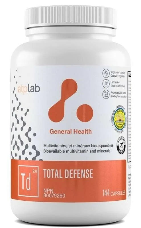 ATP Total Defense Multivitamines 144 caps - Supplément quotidien - SynerFit Nutrition