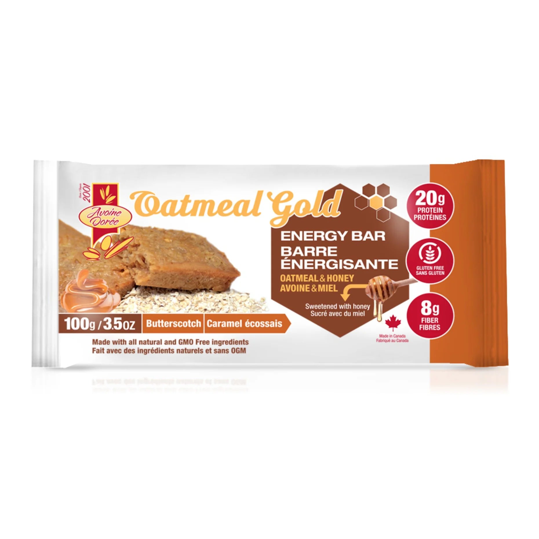 Avoine Dorée — Barre Énergisante Protéines & Glucides