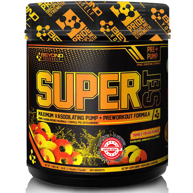 Beyond Yourself Super Set Pré-Workout Tangy Peach - Énergie et performance - SynerFit Nutrition