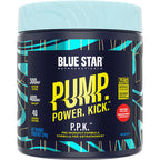 Blue Star Pump Power Kick Pré-workout 320g 40 portions Fruit Punch sans colorant - SynerFit Nutrition