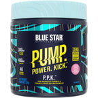 Blue Star Pump Power Kick Pré-workout 320g 40 portions Raspberry Lemonade sans colorant - SynerFit Nutrition