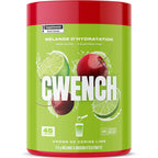 Cwench Électrolytes 315g 45 portions Cherry Lime - SynerFit Nutrition