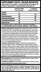Predator Labs Dragon's Blood 30 Portions - Valeurs Nutritionnelles Pré-Entraînement | SynerFit Nutrition