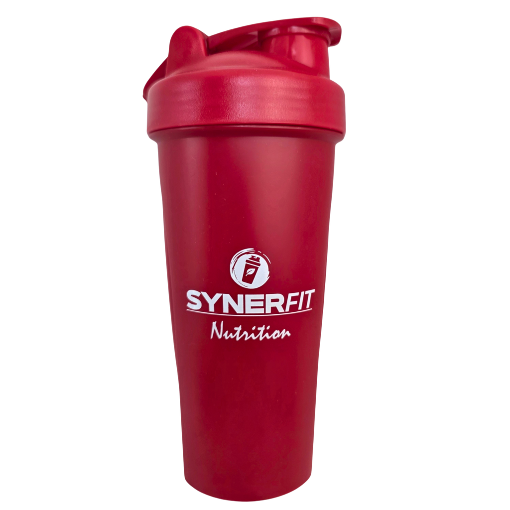 SynerFit Shaker Rouge 700ml - Bouteille Protéine Sportive | SynerFit Nutrition