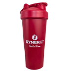 SynerFit Shaker Rouge 700ml - Bouteille Protéine Sportive | SynerFit Nutrition