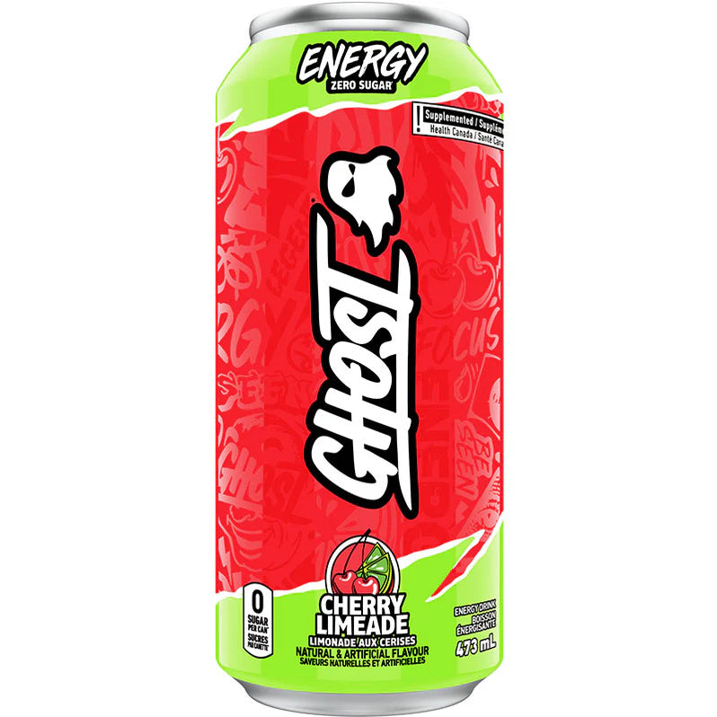 Ghost Energy Drink 473ml Cherry Limeade - SynerFit Nutrition