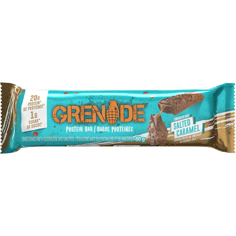 Grenade Protein Bar 60g Chocolate Chip Salted Caramel - SynerFit Nutrition