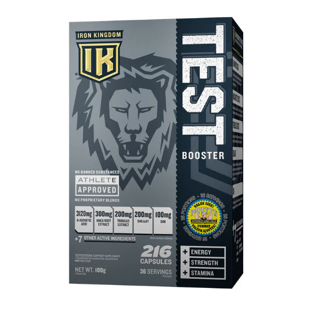 Iron Kingdom Test Booster 216 caps - Booster de testostérone naturel - SynerFit Nutrition