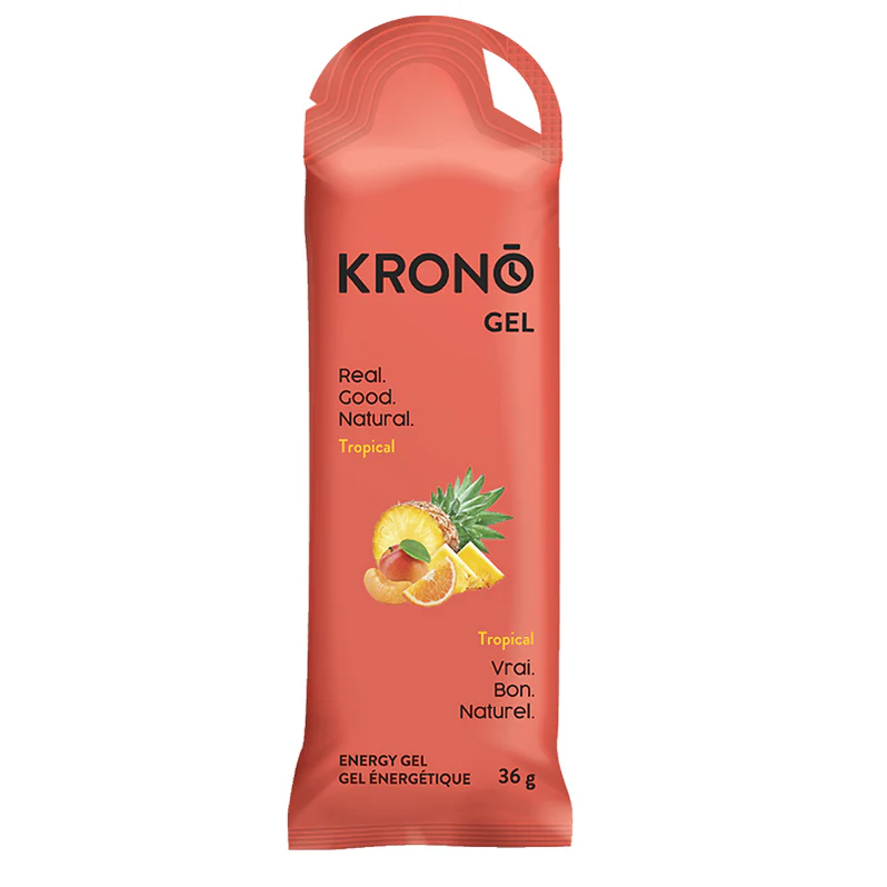 Krono Gel Énergisant Tropical 36g - Énergie Endurance Course Cyclisme | SynerFit Nutrition