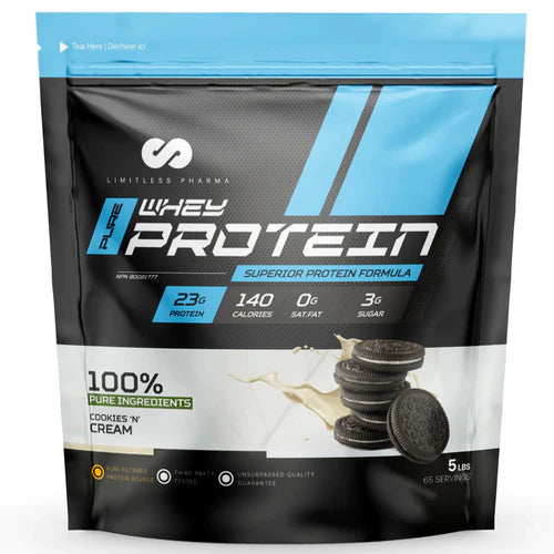 Limitless Whey 5Lbs — Protéine de Lactosérum Premium