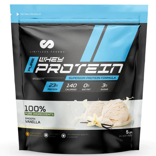Limitless Whey 5Lbs — Protéine de Lactosérum Premium