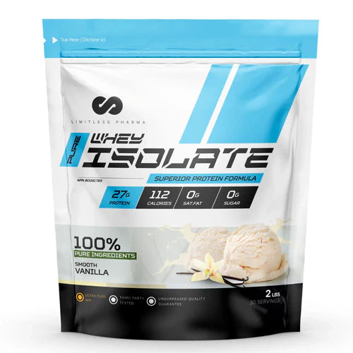 Limitless Whey Isolate — Protéine Isolée Ultra-Pure 2lbs & 5lbs