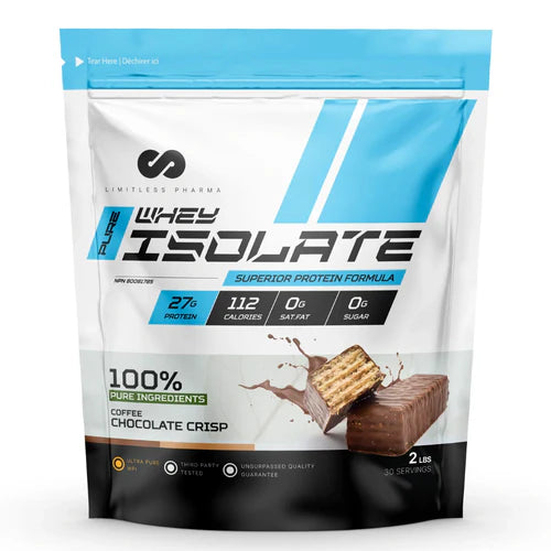 Limitless Whey Isolate — Protéine Isolée Ultra-Pure 2lbs & 5lbs