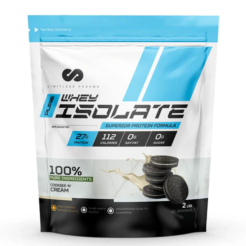 Limitless Whey Isolate — Protéine Isolée Ultra-Pure 2lbs & 5lbs