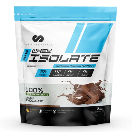 Limitless Whey Isolate — Protéine Isolée Ultra-Pure 2lbs & 5lbs
