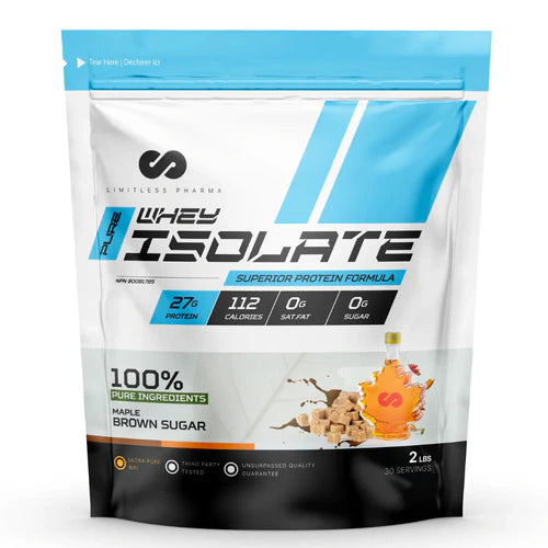 Limitless Whey Isolate — Protéine Isolée Ultra-Pure 2lbs & 5lbs
