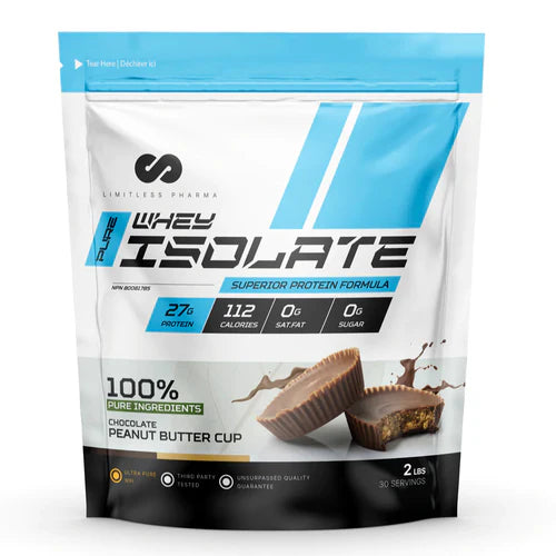 Limitless Whey Isolate — Protéine Isolée Ultra-Pure 2lbs & 5lbs