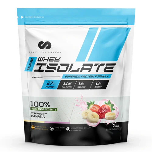 Limitless Whey Isolate — Protéine Isolée Ultra-Pure 2lbs & 5lbs