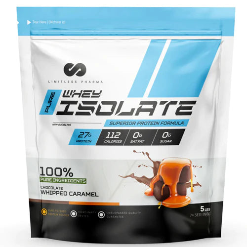 Limitless Whey Isolate — Protéine Isolée Ultra-Pure 2lbs & 5lbs