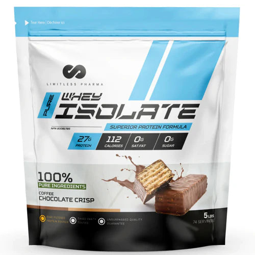 Limitless Whey Isolate — Protéine Isolée Ultra-Pure 2lbs & 5lbs