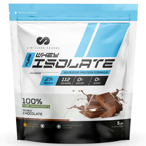 Limitless Whey Isolate — Protéine Isolée Ultra-Pure 2lbs & 5lbs