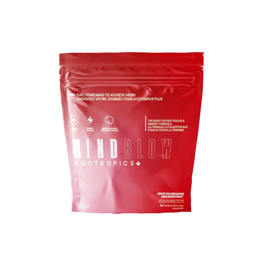 MindBlow Nootropics 30 Portions Fruit du Dragon - Focus Énergie Concentration | SynerFit Nutrition