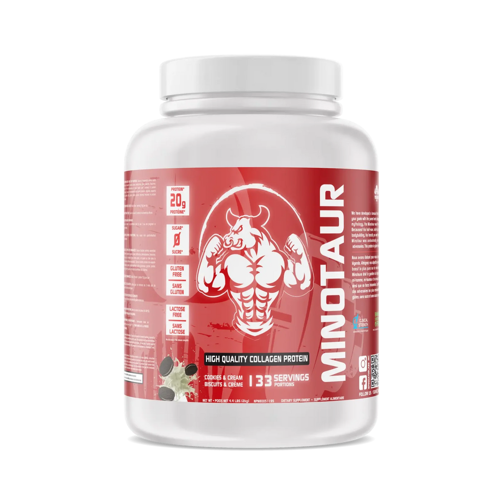 Predator Labs Minotaur Protéine Boeuf 4.4lbs Cookie and Cream - Protéine Boeuf Hydrolysée Masse Musculaire | SynerFit Nutrition