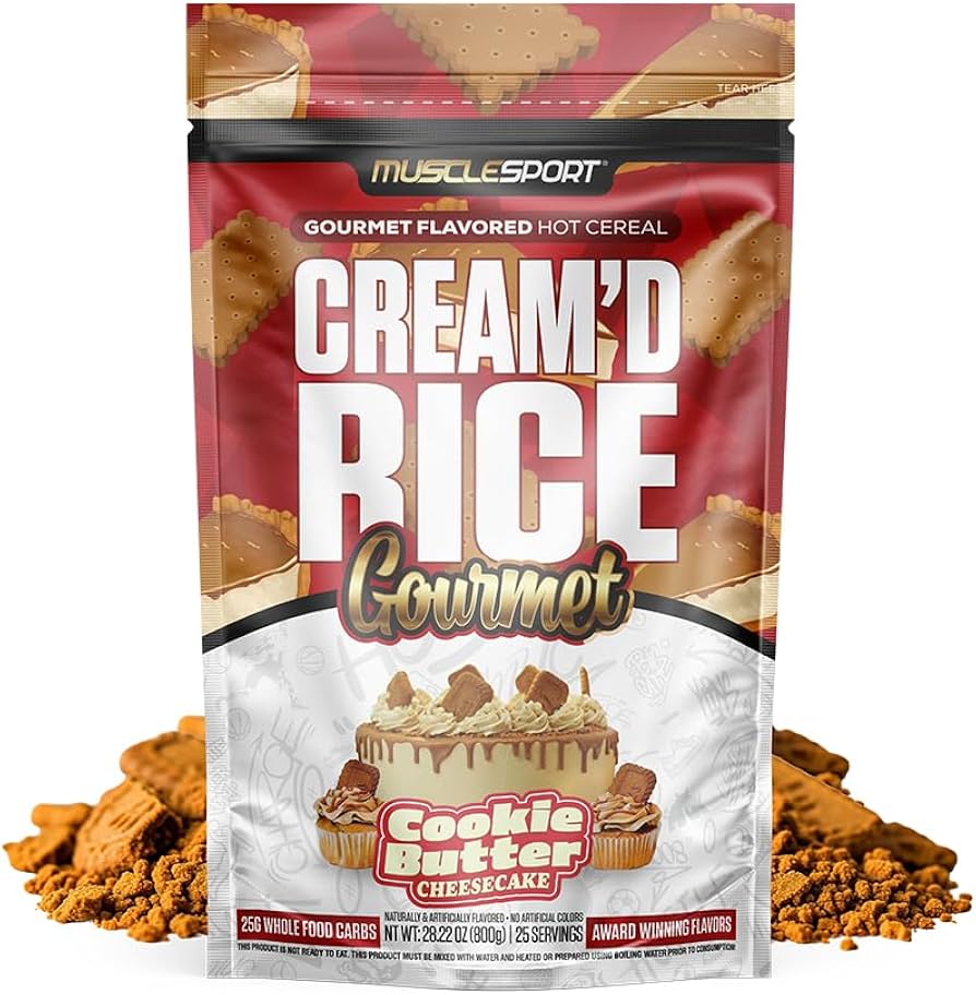 MuscleSport Cream’d Rice — Crème de riz gourmande, 875 g