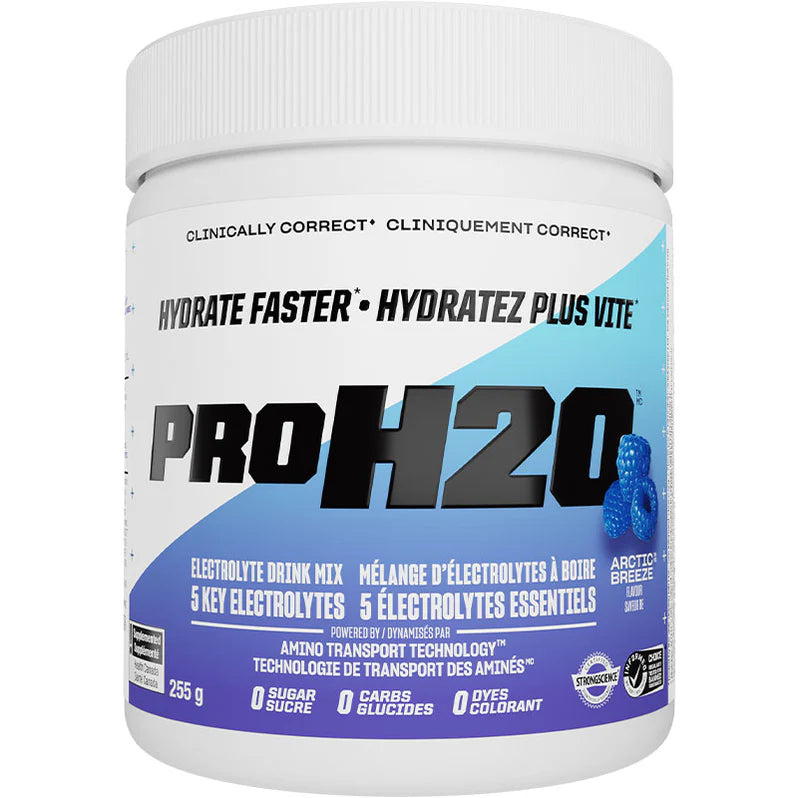 PVL Pro H2O Électrolytes 255g Arctic Breeze - Hydratation et performance - SynerFit Nutrition