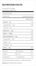 Quest Barre Protéinée - Valeurs nutritives - SynerFit Nutrition