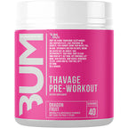 CBUM Thavage Pré-workout 532g 40 portions Dragonfruit - SynerFit Nutrition
