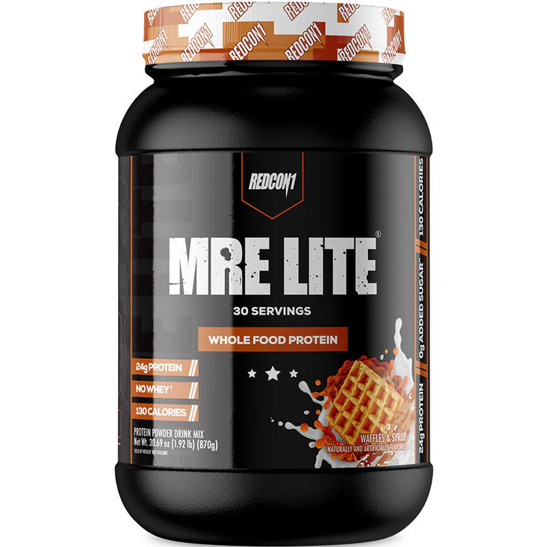 Redcon1 MRE Lite 1.92lbs Waffle and Syrup - Protéine Repas Complet Aliments Entiers | SynerFit Nutrition