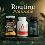 Routine Matinale - Multivitamines Younited, Oméga-3 Aqua Omega et Vitamine D - SynerFit Nutrition