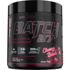 TC Nutrition Batch 27 Pré-workout 380g 40 portions Cherry Bomb - SynerFit Nutrition