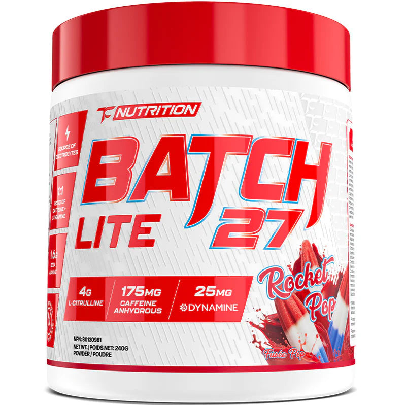 Batch 27 LITE – Light Pre-Workout Stable Energy, Mental Focus & Muscle Pump