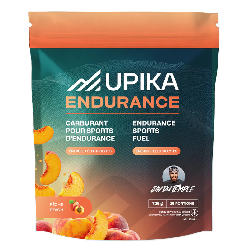 Upika Endurance + Glucides Pêche - Énergie et endurance - SynerFit Nutrition