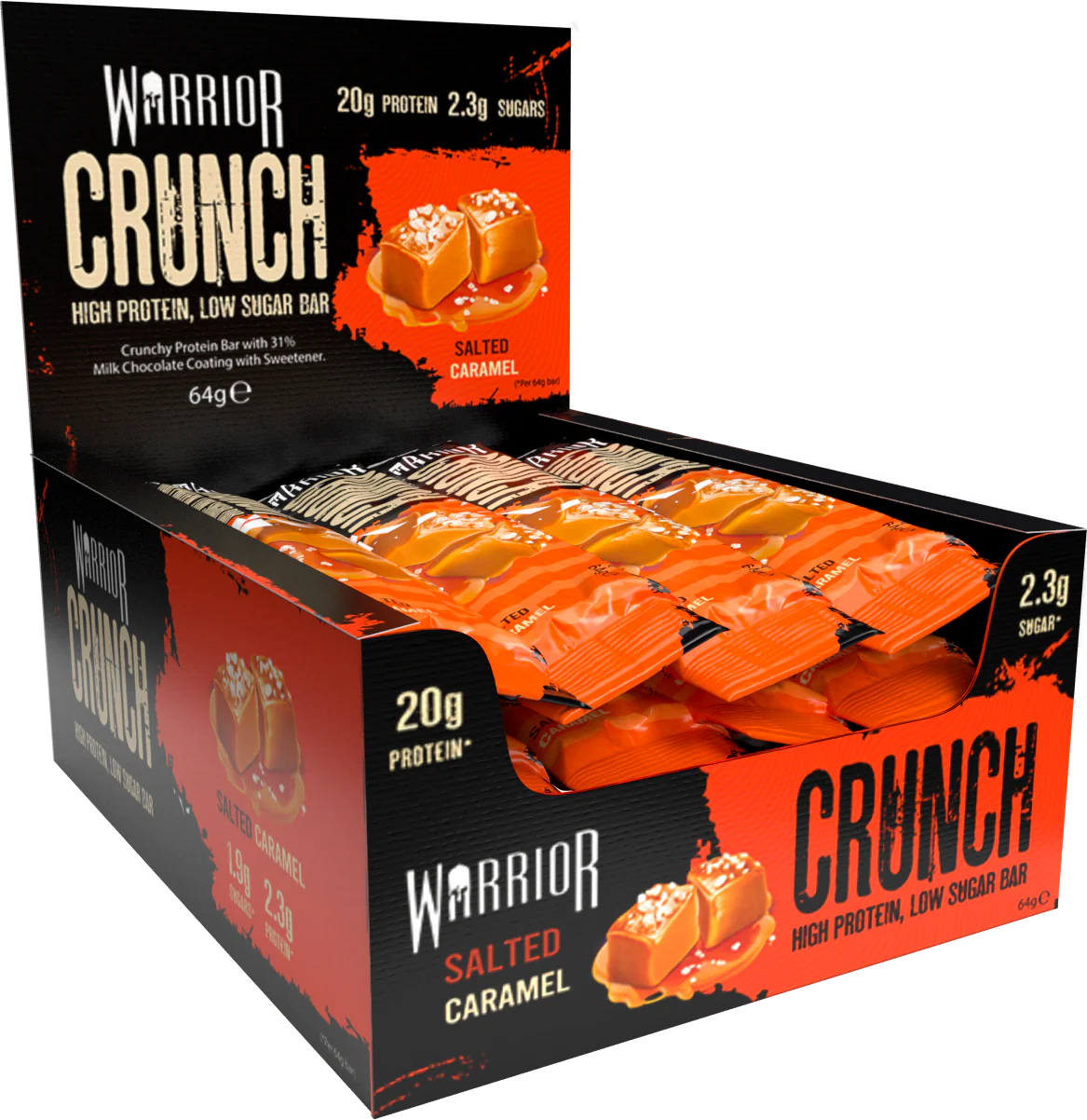 Warrior Crunch — Barre Protéinée Croustillante
